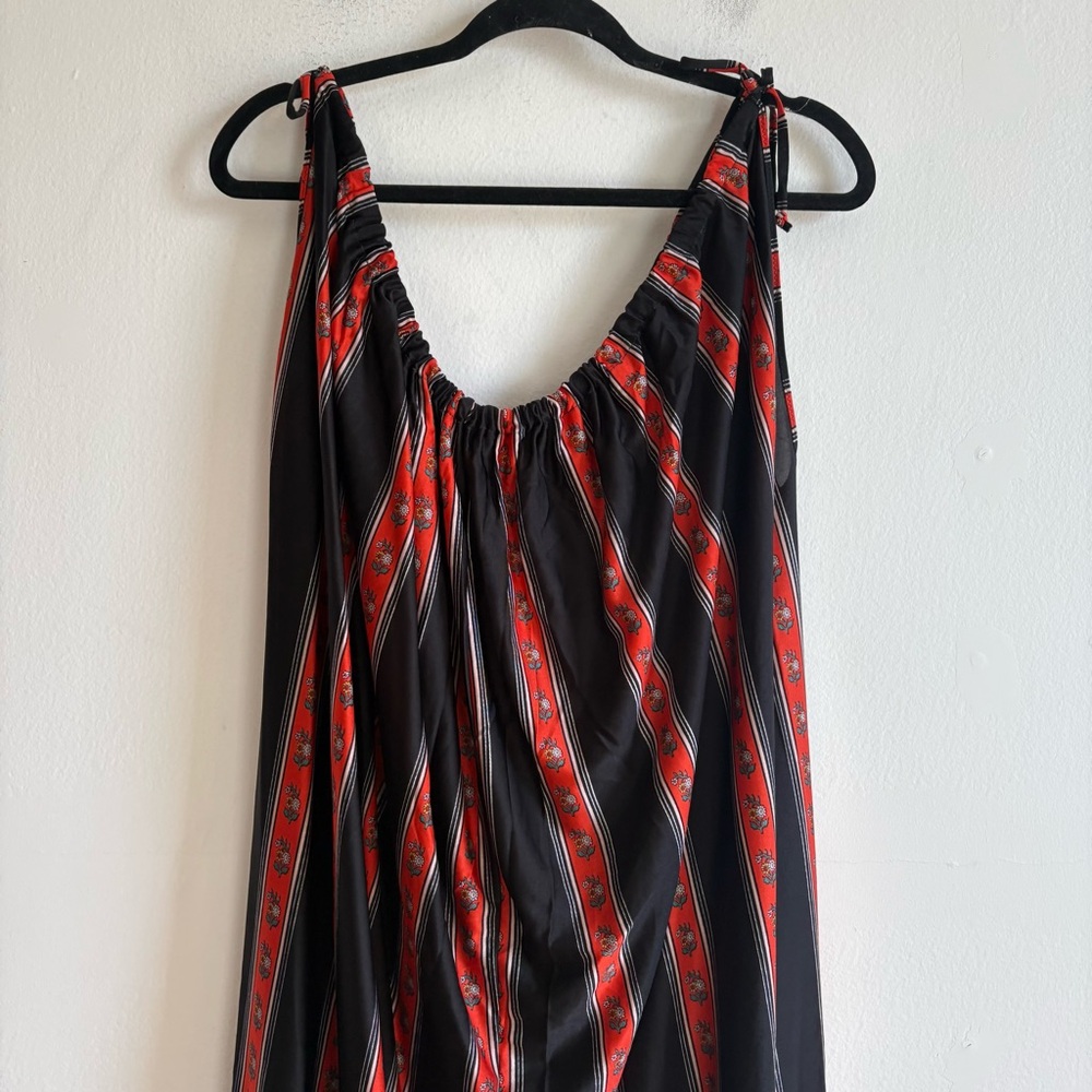 John Warden For Molyclaire Sz M Vintage 70s Printed India Maxi Dress - Picture 3 of 11